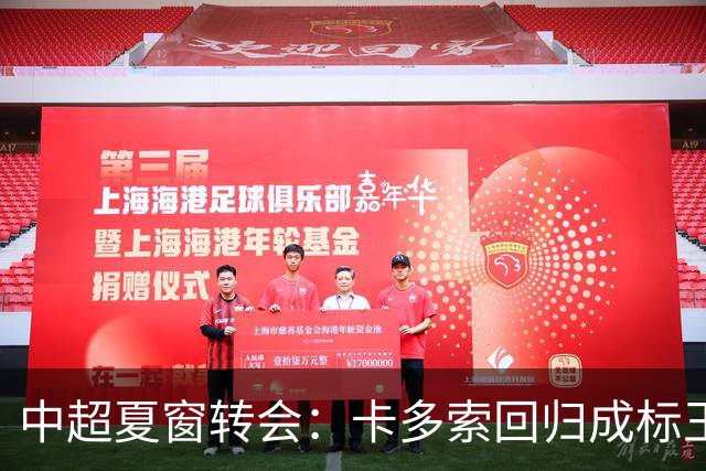 中超夏窗转会：卡多索回归成标王 山东重庆零引援